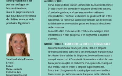 Plus de places d’accueil pour les petits